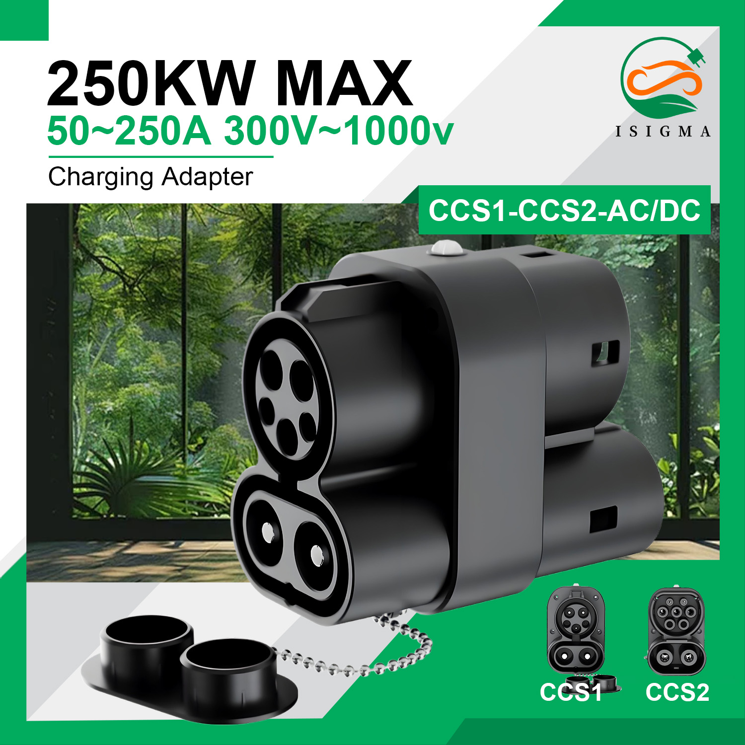 CCS1 to CCS2 Charger Adapter 2 - Ccs2 To Ccs1 Fast Charge Adapter 250Kw review and price