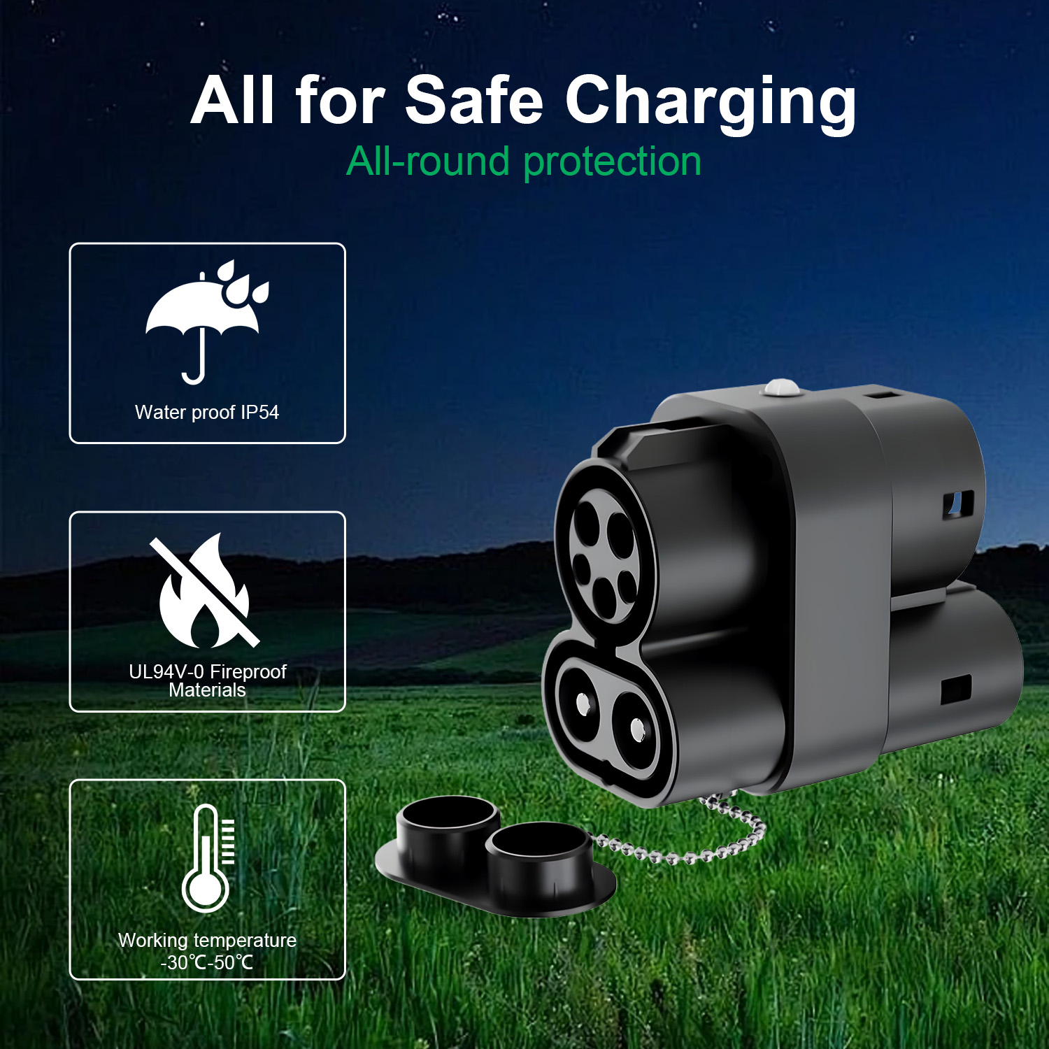 CCS1 to CCS2 Charger Adapter 2 - Ccs2 To Ccs1 Fast Charge Adapter 250Kw review and price