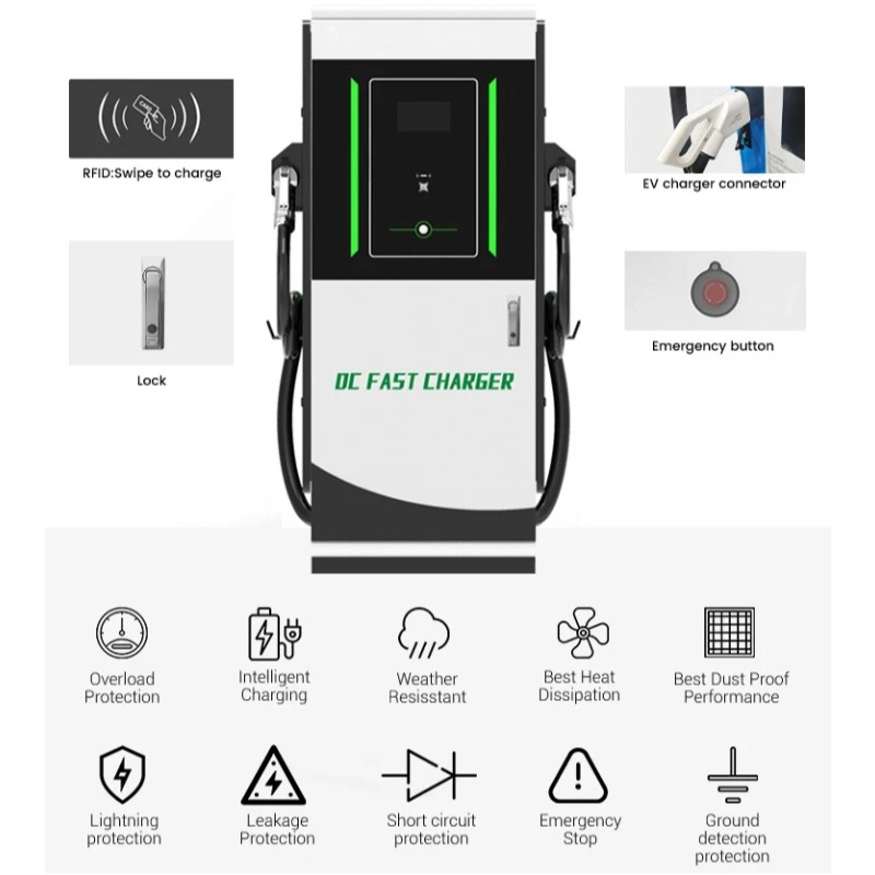 DC EV Charging Station 30kW Wa - Dc Fast Charger 30Kw Wallbox Commercial review and price