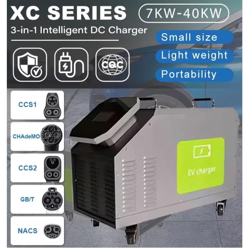 Home Use Mobile DC EV Charger  - Portable Dc Fast Charger 20Kw Ccs2 review and price