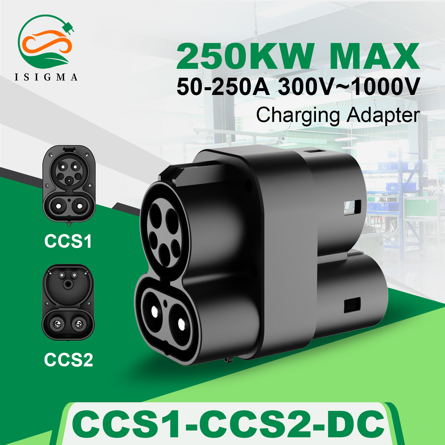 CCS1 to CCS2 Adapter DC to DC  - Ccs2 To Ccs1 Fast Charge Adapter 250Kw review and price